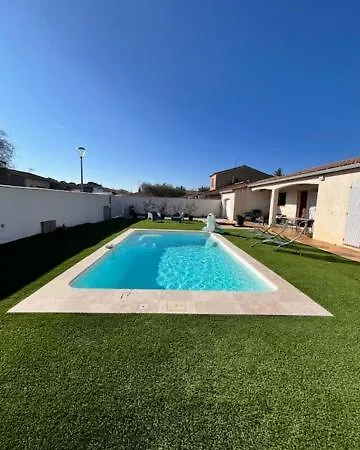 Maison Paisible Avec Piscine Privée Bouillargues